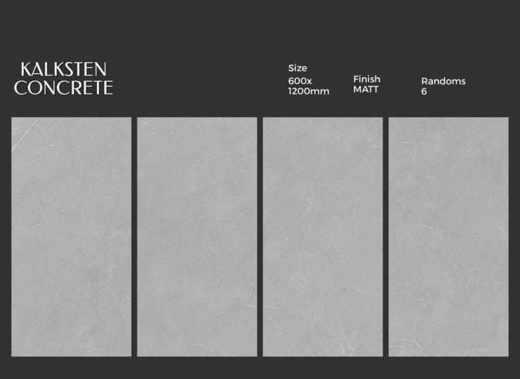 Gạch men Kalksten Concrete 600x1200